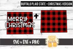 Colorado - Buffalo Plaid State - SVG PNG DXF Cut Files Product Image 2