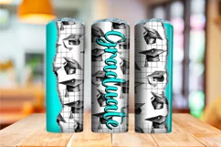 Graduation Sublimation Tumbler Wrap| 20oz Skinny Tumbler Png Product Image 2