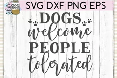 Dogs Welcome SVG DXF PNG EPS Cutting Files Product Image 2