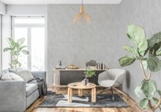 Wall mockup - Wallpaper mockup - Living room scene Product Image 6