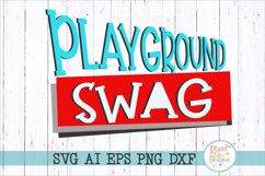 Playground Swag SVG DXF EPS PNG AI Cutting File Product Image 3