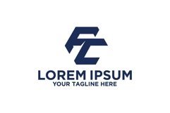 Letter FC sport logo template Product Image 1