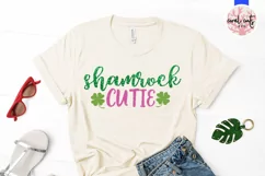 Shamrock cutie - St. Patrick's Day SVG EPS DXF PNG Product Image 2