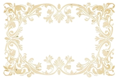 frame PNG file transparent, Filigree vintage design Product Image 1