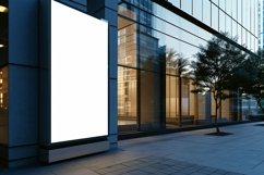 Sign Board Mockup Commercial Building Fascia Aluminium Metal Product Image 1