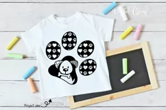Dog paw print design SVG / EPS / DXF / PNG Files Product Image 5