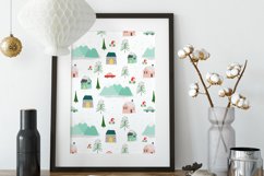 Winter Village Seamless Patterns Product Image 2