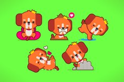 Flat Cute Dog Product Image 1