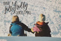40 Christmas Photo Overlays  FREE symbols font Product Image 10