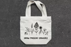 Grow Positive Thoughts SVG, Raising Wildflowers, Wildflowers Product Image 5