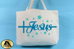 Jesus SVG PNG EPS DXF File BIBLE SVG Cross SVG GOD SVG Product Image 5