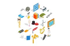 Making icons set, isometric style Product Image 1