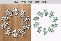 Flower Frame Paper Template Design Product Image 1