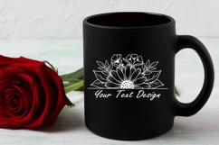 Flower Monogram Svg, Flower Svg Product Image 6