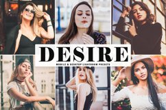 Desire Mobile &amp; Desktop Lightroom Presets Product Image 1