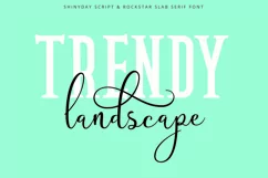 Shinyday & ROCKSTAR font duo - Free Font of The Week Product Image 3