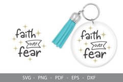 Faith Over Fear SVG Design Product Image 1