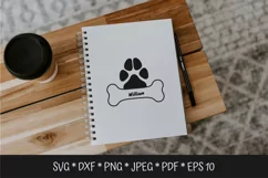 Paw print SVG. Puppy dog paws SVG Product Image 3