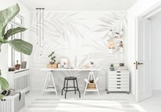 Wall mockup - Wallpaper mockup - Home office - Workspace Product Image 2