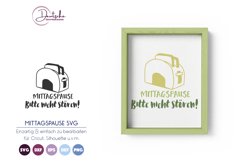 Mittagspause SVG | Bitte nicht stören Product Image 1