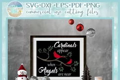 Cardinals Appear When Angels Are Near Christmas Quote Product Image 4