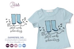 Regen SVG | Gummistiefel SVG Product Image 1