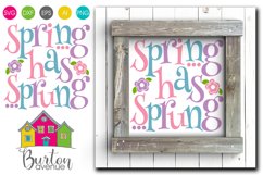 Spring has Sprung SVG File Product Image 1
