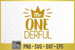 Mr Onederful SVG Product Image 1