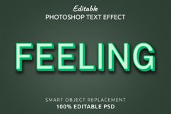 Feeling Editable Photoshop Text Style Effect Product Image 1