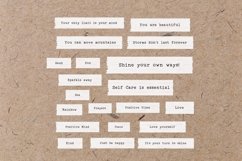 Positive Inspiration Washi Tape quote Clipart Art Product Image 5