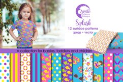 Splash Surface Patterns, Purple Papers, AMB-907 Product Image 1