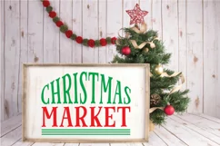 Christmas SVG Cut File - Christmas Market SVG File Product Image 2