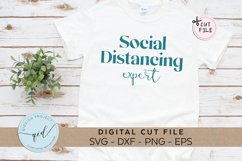 Social Distancing Expert , Quarantine SVG Product Image 1