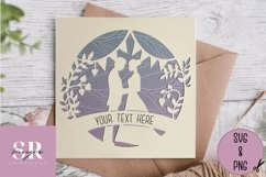 Customisable wedding card | Paper cutting | wedding card SVG Product Image 3