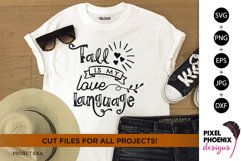 Fall SVG, Fall is my love language Product Image 1