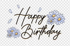 Happy birthday sublimation design PNG clipart birthday day Product Image 2