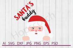 Santa SVG, Santa Face SVG, DXF File, Cuttable File Product Image 1