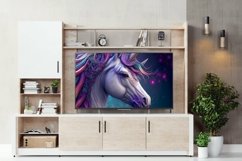 Samsung Frame TV Art, Holographic Unicorn Set of 4 Product Image 7