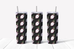 Watercolor Pitaya Skinny Tumbler Sublimation Wrap 20 Oz Product Image 2