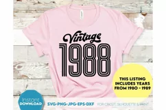 Vintage SVG, Birthday Gift SVG, Shirt SVG, Birthday Drip Product Image 3