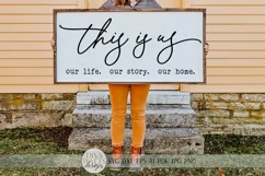 This Is Us SVG | Our Life. Our Story. Our Home. | Modern SVG Product Image 1