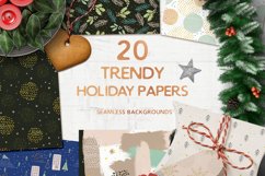 Trendy Seamless Holiday Papers Product Image 1