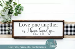 Love one another SVG, png, eps, sublimation, printable Product Image 1