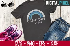 Game Day Vibes SVG PNG EPS | Football, Baseball, SVG Product Image 2