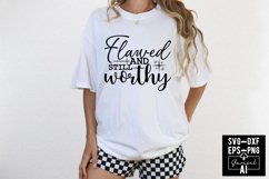 Flawed And Still Worthy Svg Cut Files Creative Art Product Image 1