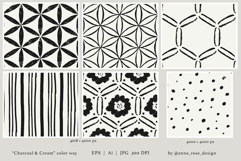 Midnight Hive - Seamless Honeybee Floral Patterns Collection Product Image 10