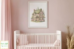 Cottage Spring Clipart, Cute Easter Graphics, Flowers PNG Product Image 8