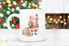 Christmas Funny Santa Clipart, Holidays Santa Illustrations Product Image 8