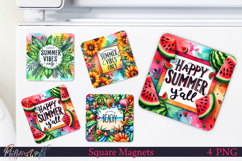Square Magnet Designs | Beach quotes | Life is so beachy Product Image 1