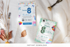 8th Birthday Invitation Canva Template Product Image 9